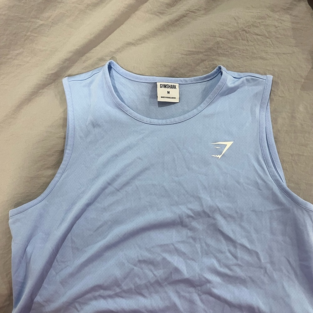 Gym shark muscle T